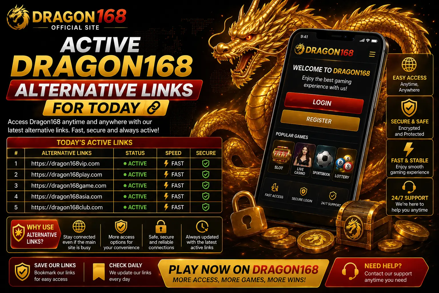 Active Dragon168 alternative links